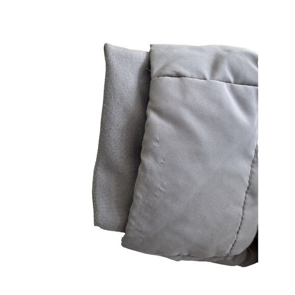 DKNY Women Sport Asymmetrical Zip Packable Down Puffer Coat, Grey, Size XL - Picture 11 of 16